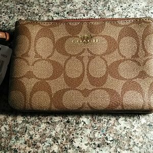 Coach double side Wristlet